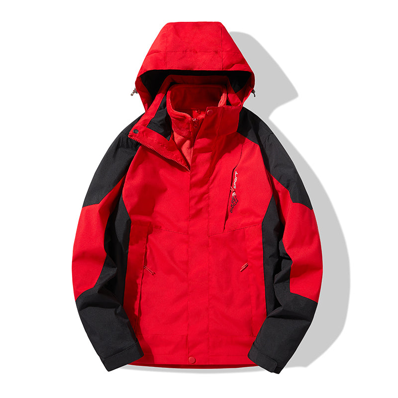 Damen Urbaner Polyester Kapuzen-Feldjacke