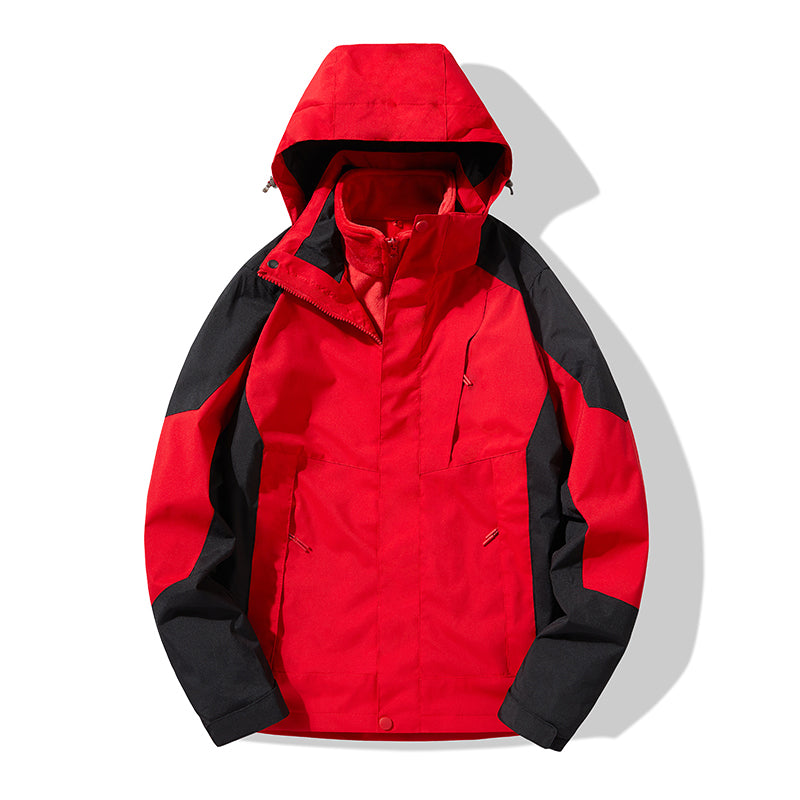 Damen Robuste Polyester Kapuzen-Technikjacke