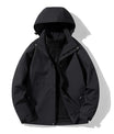 Herren Robustes Polyester Reißverschluss Freizeit Parka