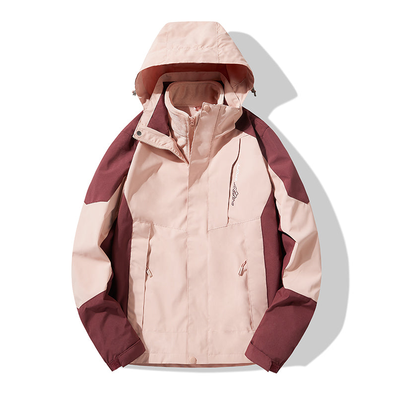 Damen Urbaner Polyester Kapuzen-Feldjacke