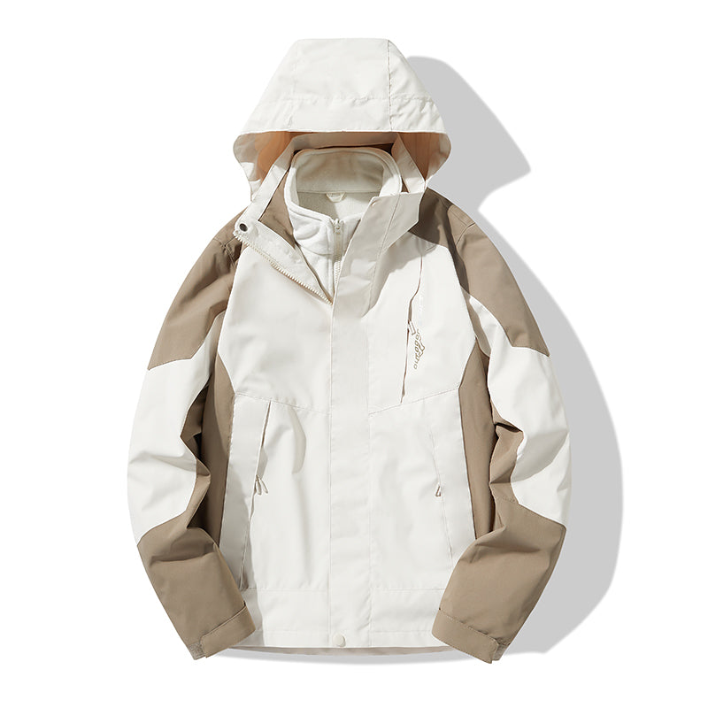 Damen Urbaner Polyester Kapuzen-Feldjacke